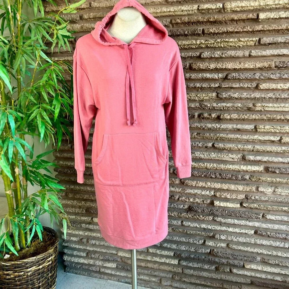 Charles Henry Pink Hoodie Sweatshirt Loungewear Dress Size Small - Picture 7 of 7